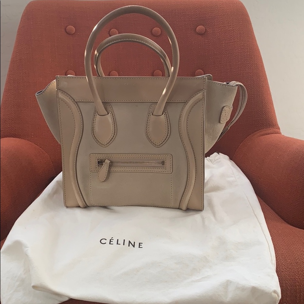 SOLD Authentic Celine Mini Luggage tote